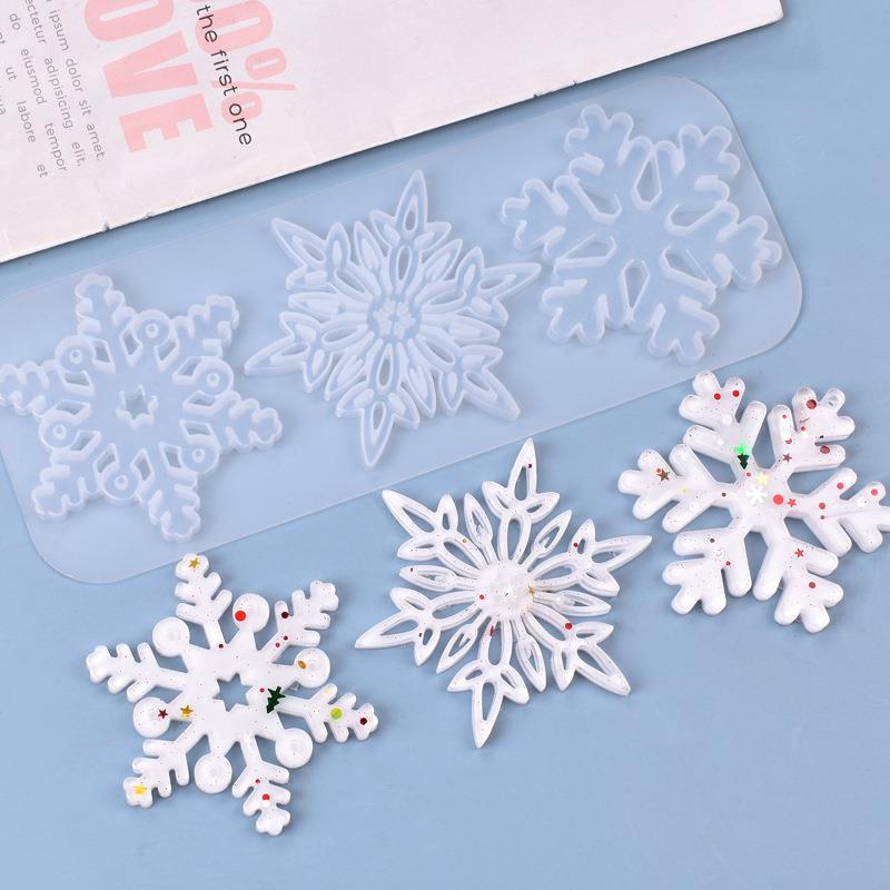 Christmas Craft Embellishment - Natal oco floco de neve ornamento
