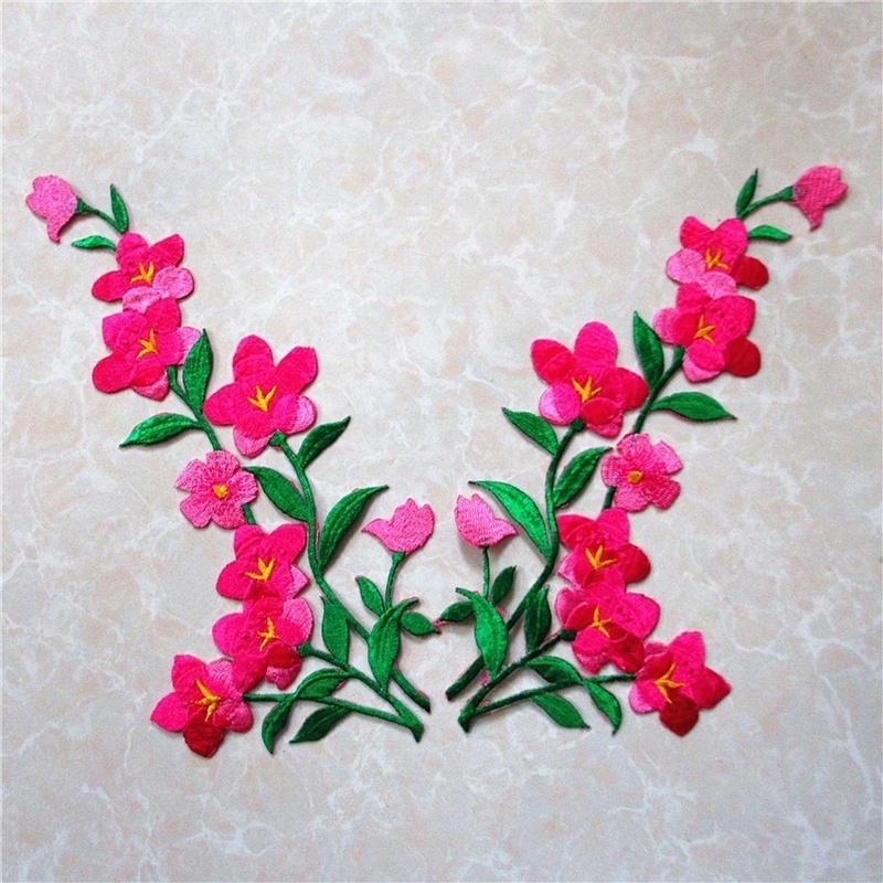 Applique Patch Flower - Ferro Bordado Flor em Patches para