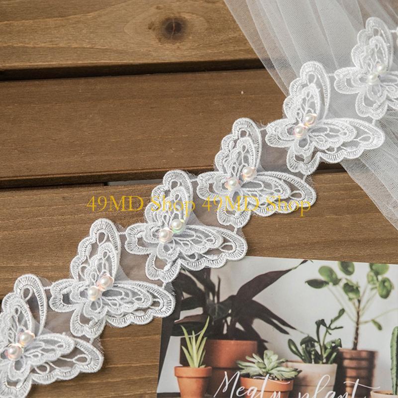 Lace Ribbon Trim - 49md 1 jarda laço para borboleta