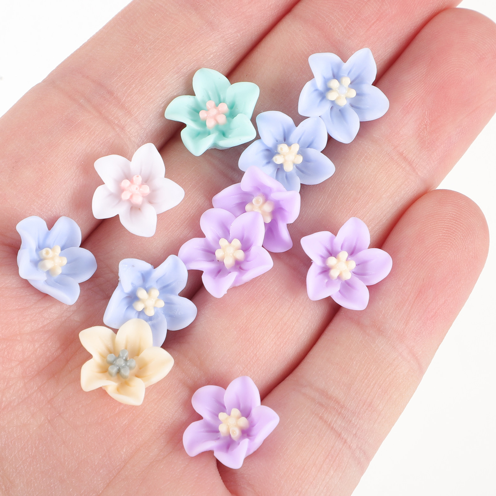 Craft Embellishments - 200 Peças de Adornos de Resina