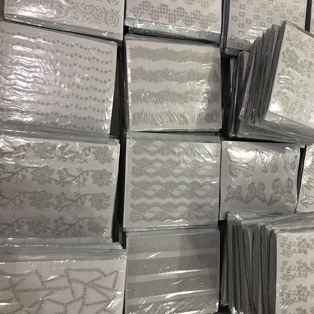 Hotfix Rhinestone Sheet - Cristal Rhinestone Transfere Folha De Imprensa