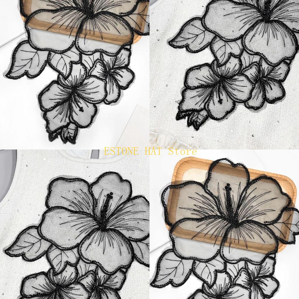 Applique Patch Flower - 49mf remendos costura floral elegante flor
