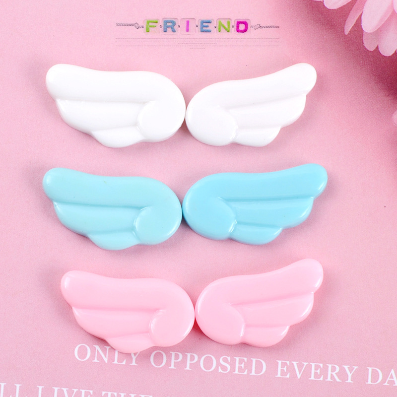 Craft Embellishments - Asas de anjo fofas de resina