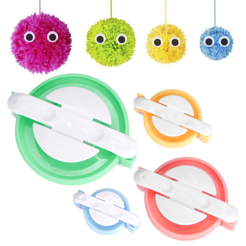 Pom Pom Maker Tool - Ferramenta DIY para Fazer Pompons de