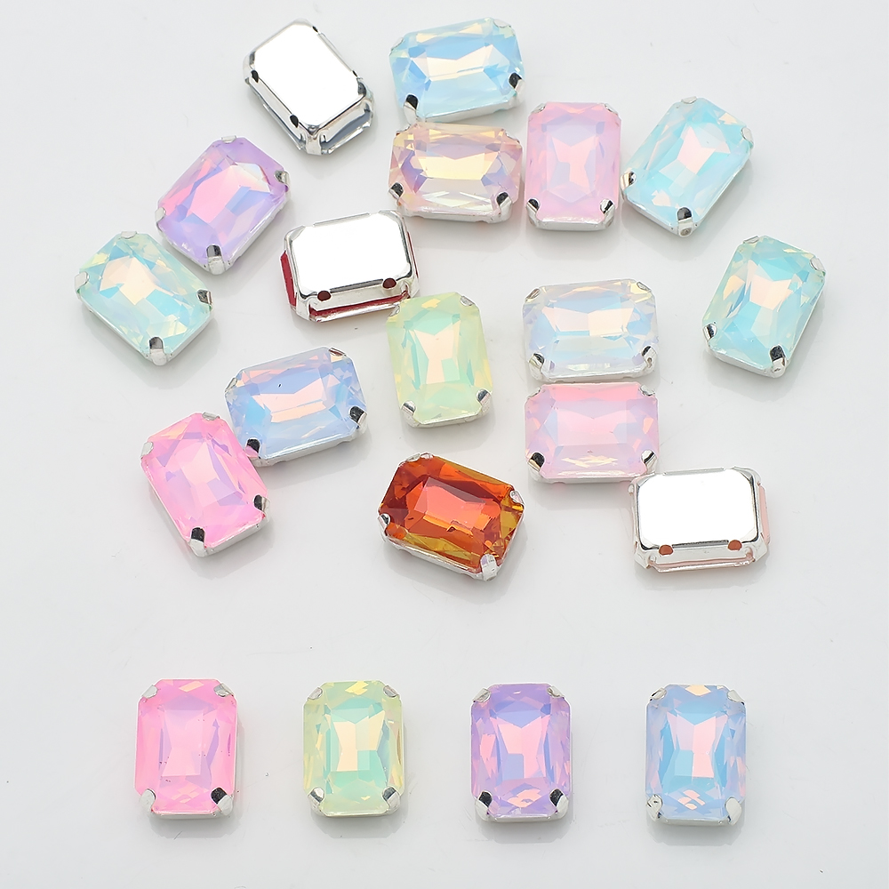 10 pçs 10x14mm costurar em str - Sew On Rhinestone avaliação e preço