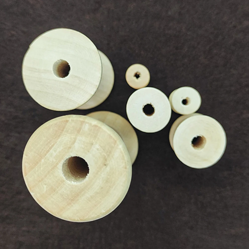 10/5 pçs mini bobinas de madei - Organza Ribbon Spool avaliação e preço