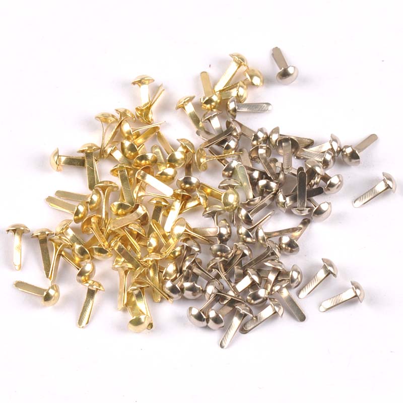100 peças misturadas prata/dou - Embellishments For Scrapbooking avaliação e preço