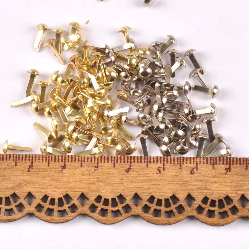 100 peças misturadas prata/dou - Embellishments For Scrapbooking avaliação e preço