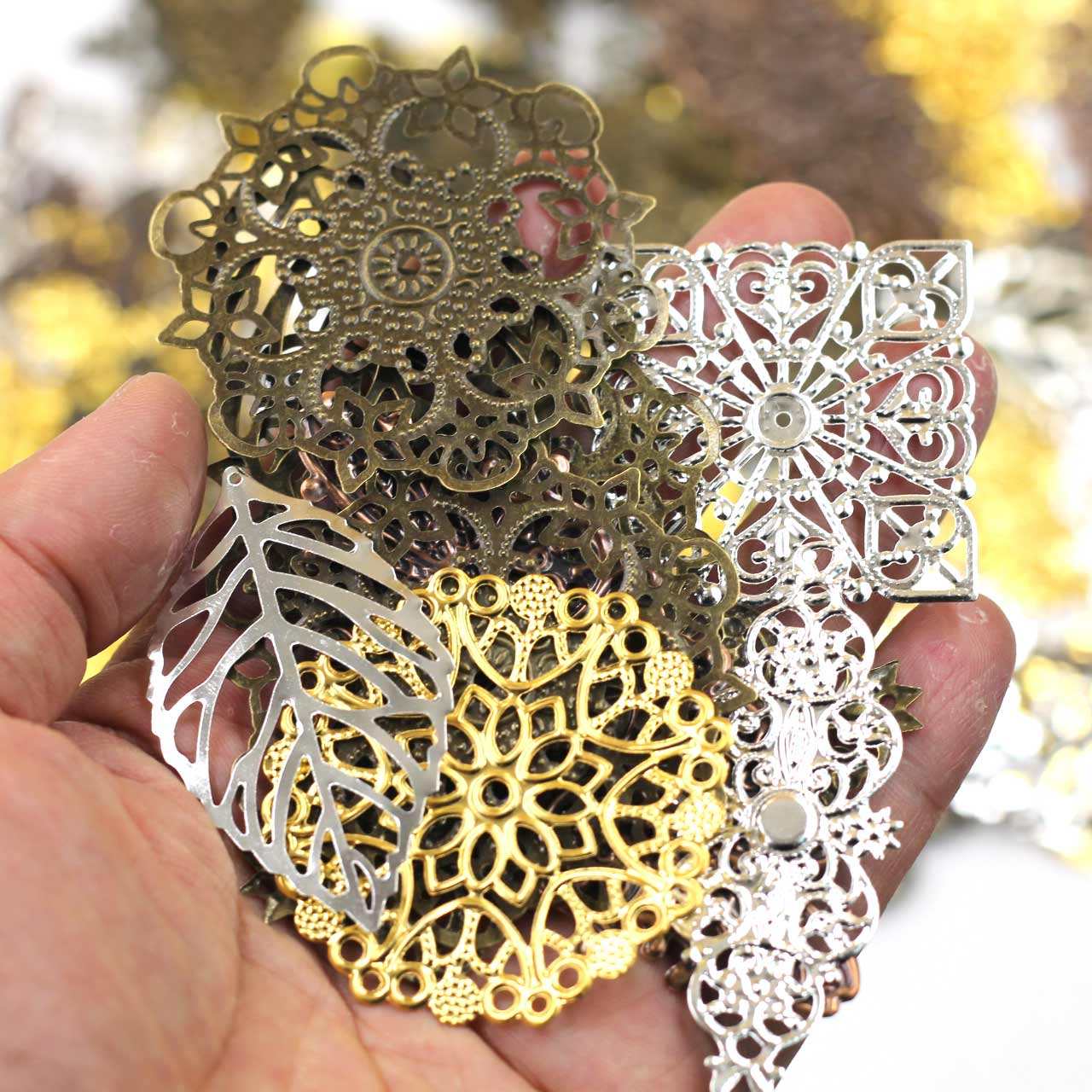 Enfeites conectores aleatórios - Craft Embellishments avaliação e preço