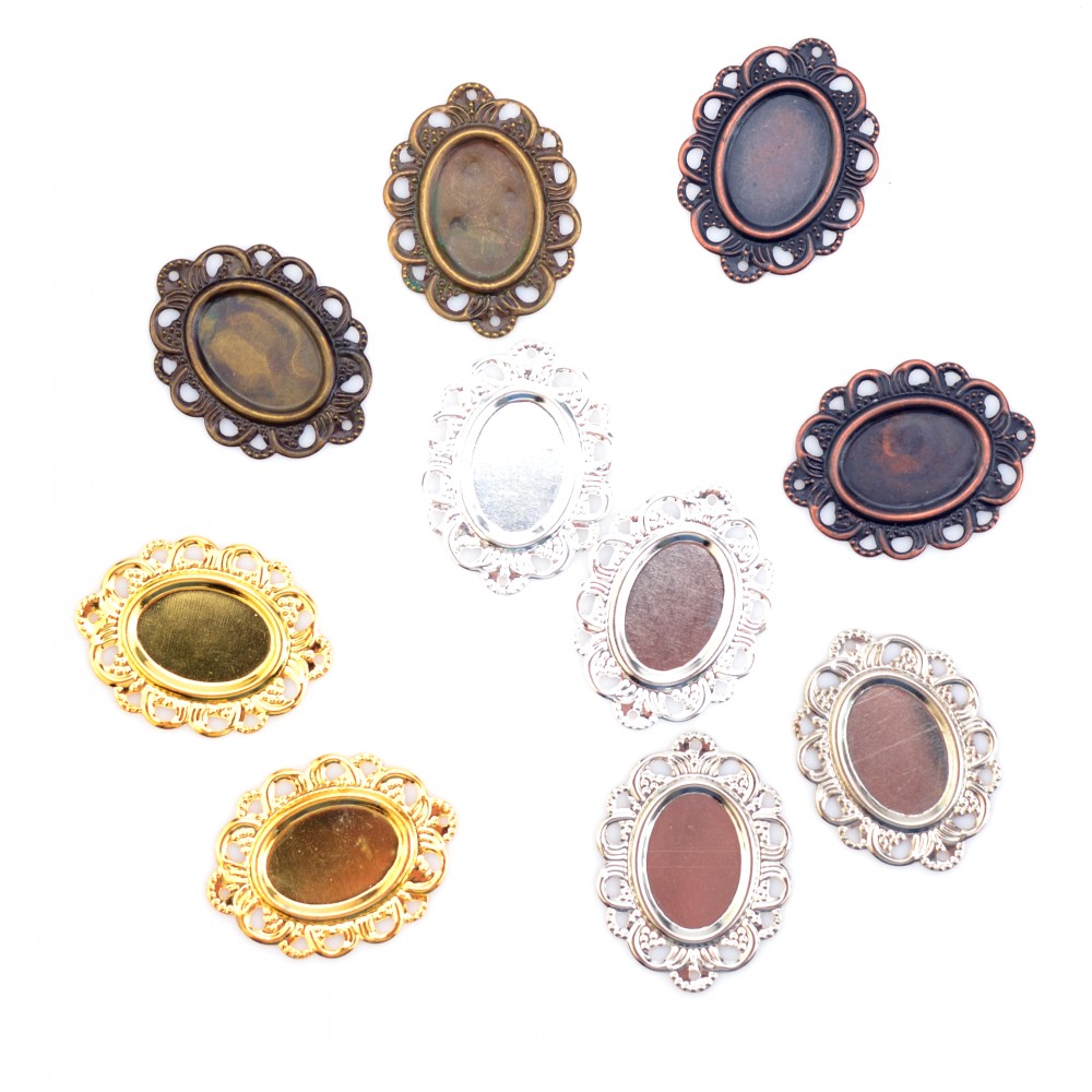 30 pçs filigrana cabochão conf - Craft Embellishments avaliação e preço