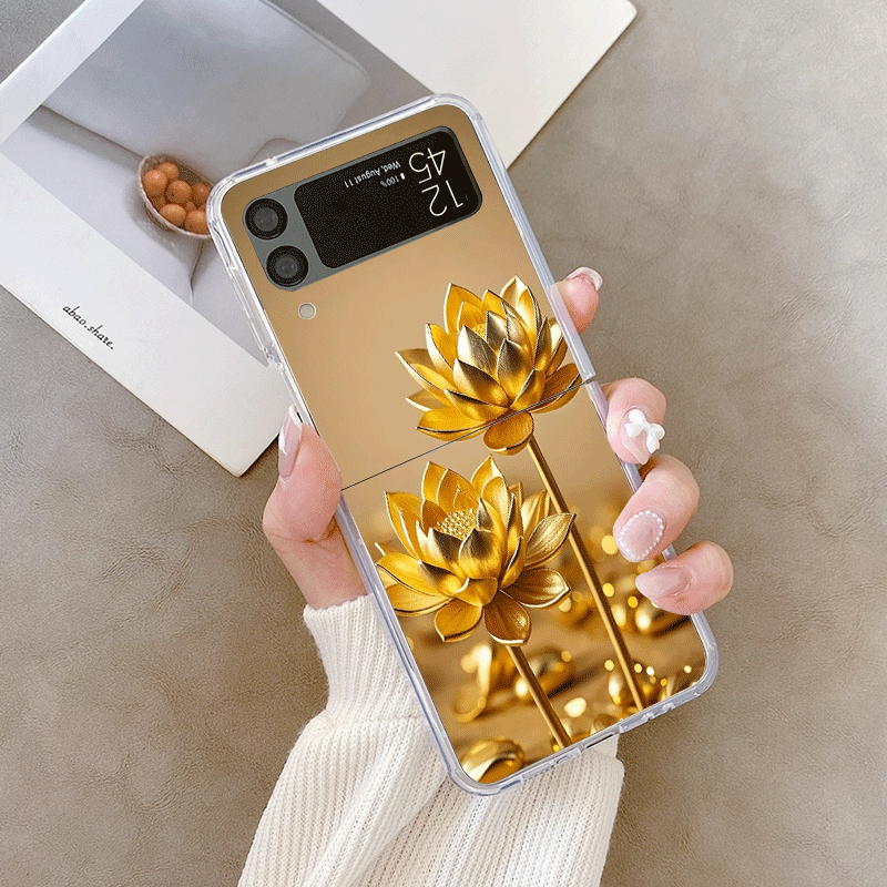 Criativo ouro flor de lótus pa - Embroidery Embellishments avaliação e preço