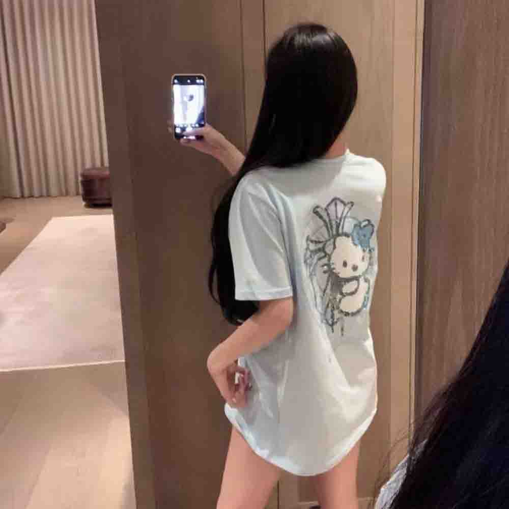Camiseta Feminina Estampada co - Embellish Knit avaliação e preço