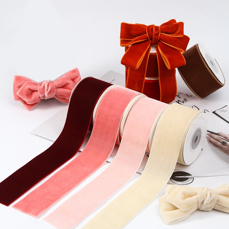 Clássico 5 jardas 6mm-38mm fit - Velvet Ribbon Roll avaliação e preço