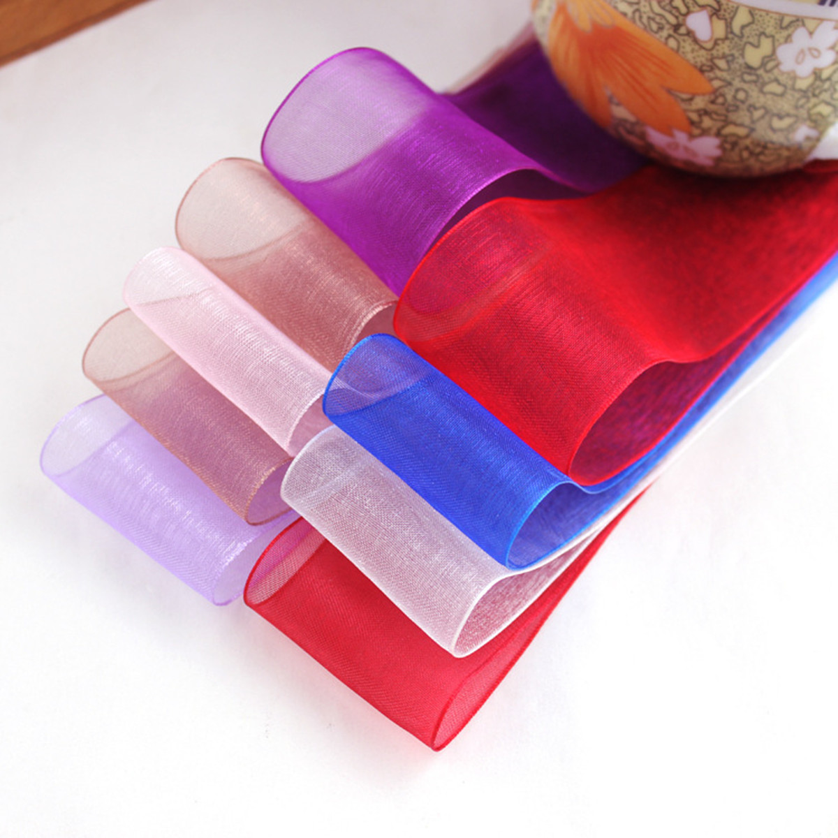 Sheer Organza Ribbon, Satin Ed - Organza Ribbon Spool avaliação e preço