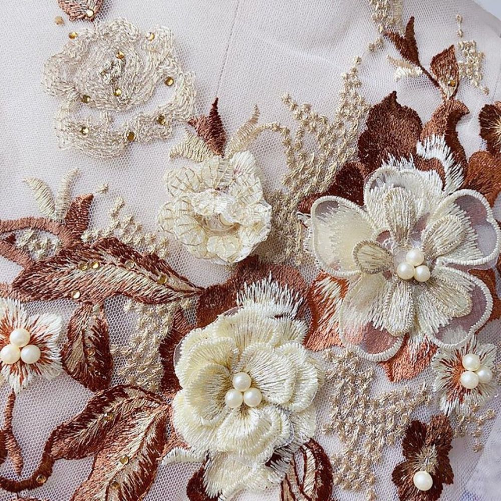 Apliques de renda com flores 3 - Applique Patch Flower avaliação e preço