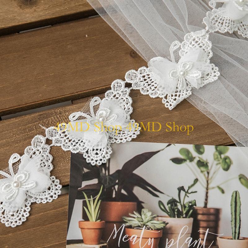 49md 1 jarda laço para borbole - Lace Ribbon Trim avaliação e preço