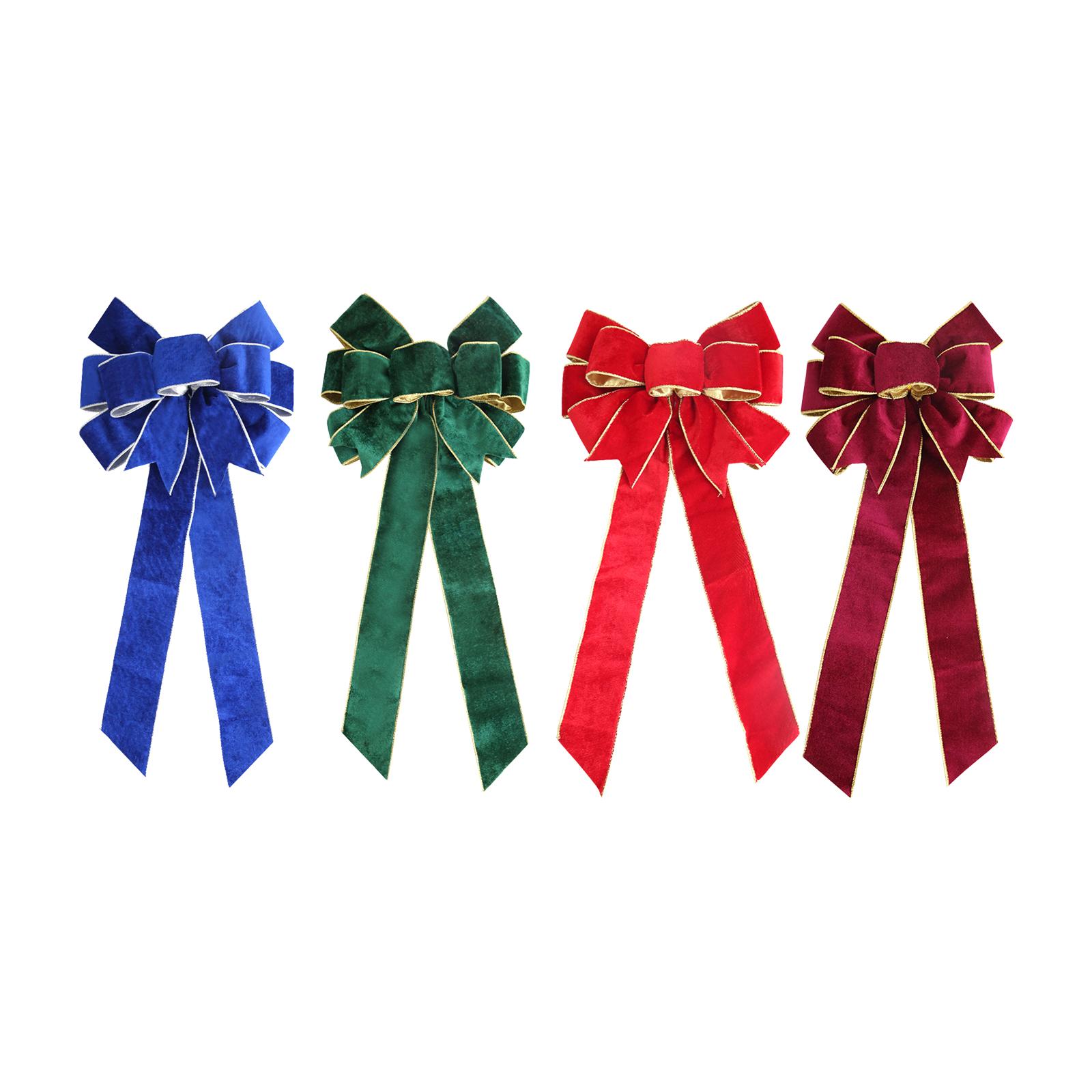 Natal bowknot decorativo fanta - Christmas Craft Embellishment avaliação e preço