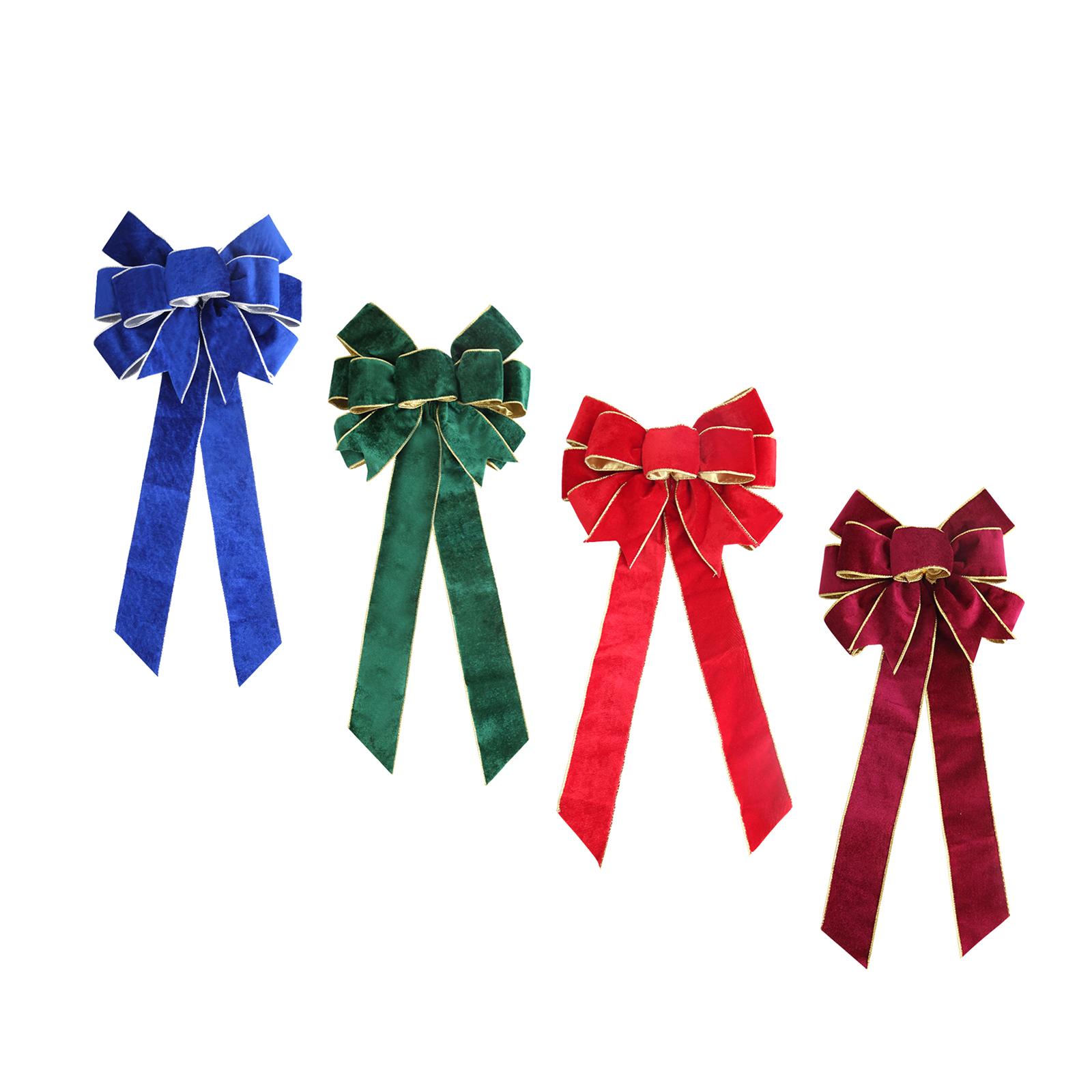 Natal bowknot decorativo fanta - Christmas Craft Embellishment avaliação e preço
