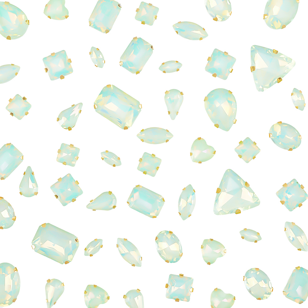 50 Peças de Strass para Costur - Sew On Rhinestone avaliação e preço