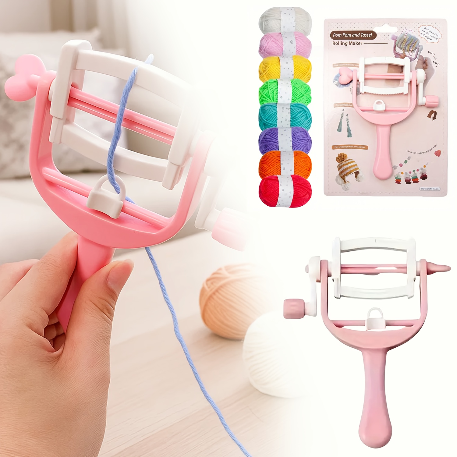 Bobina de enrolamento manual,  - Pom Pom Maker Tool avaliação e preço