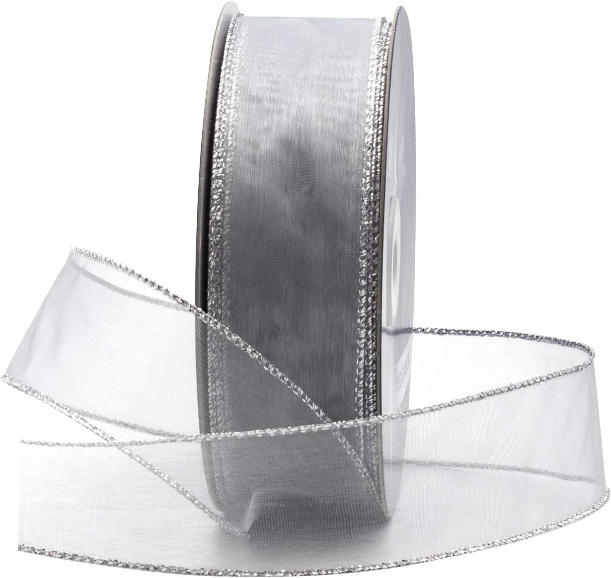 Fita de Organza com Arame para - Organza Ribbon Spool avaliação e preço