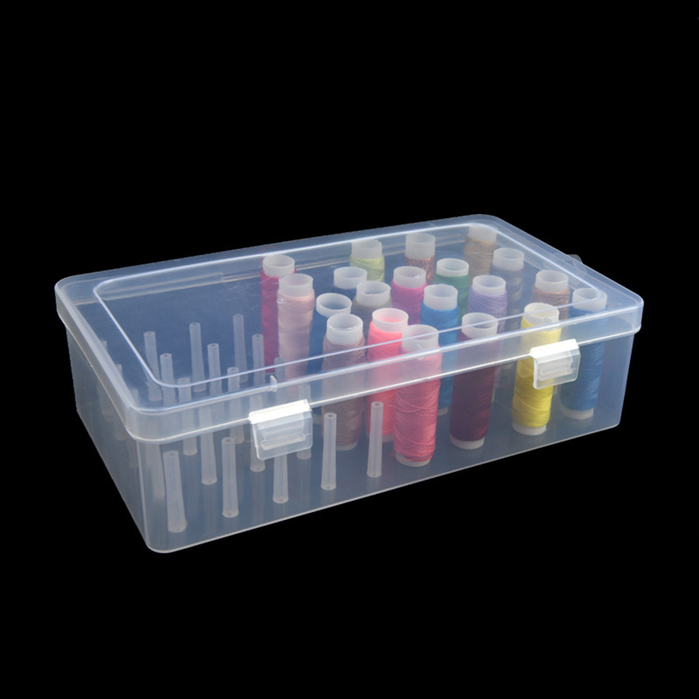 Nova caixa de linha de costura - Craft Embellishment Storage avaliação e preço