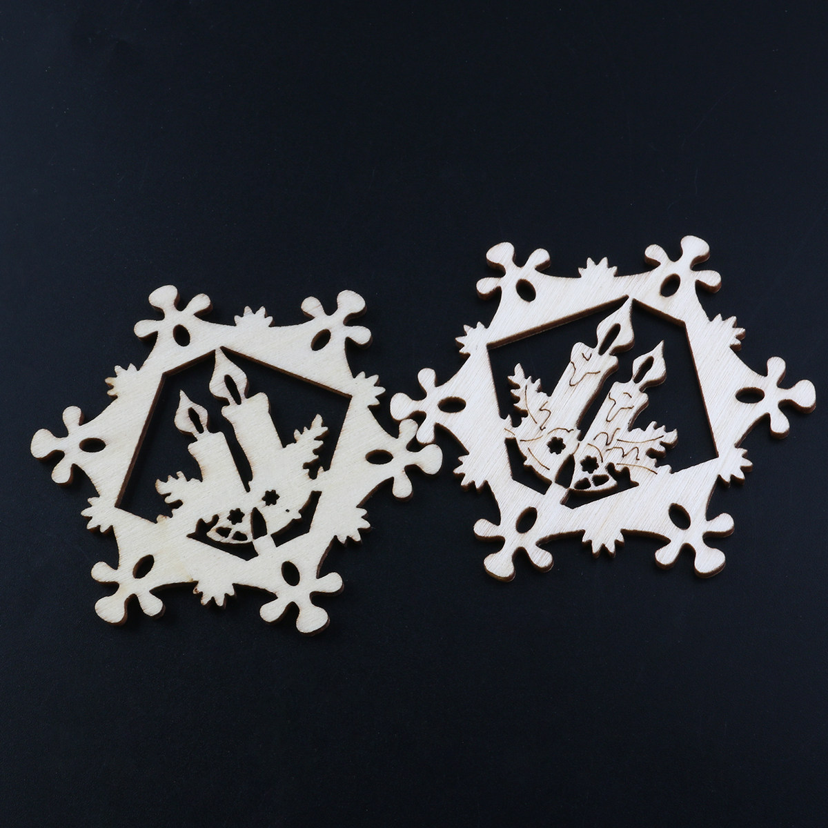 10 Peças de Pingente Floco de  - Christmas Craft Embellishment avaliação e preço