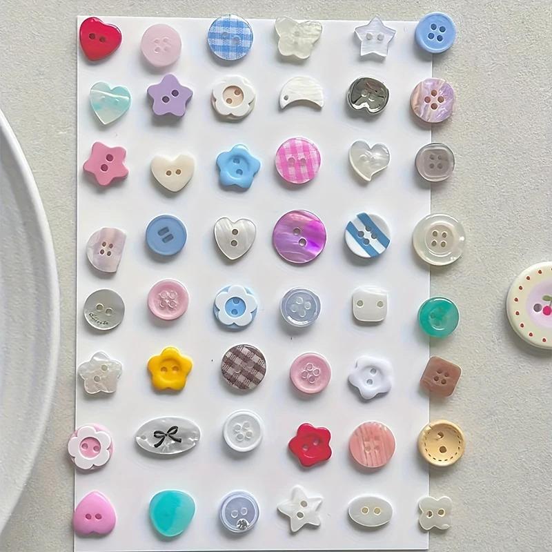 10 Peças Aleatórias de Botões  - Embellishments For Scrapbooking avaliação e preço