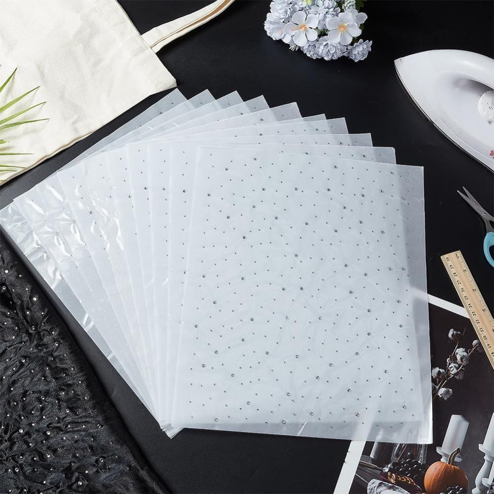 10 Folhas de Strass Hotfix com - Hotfix Rhinestone Sheet avaliação e preço