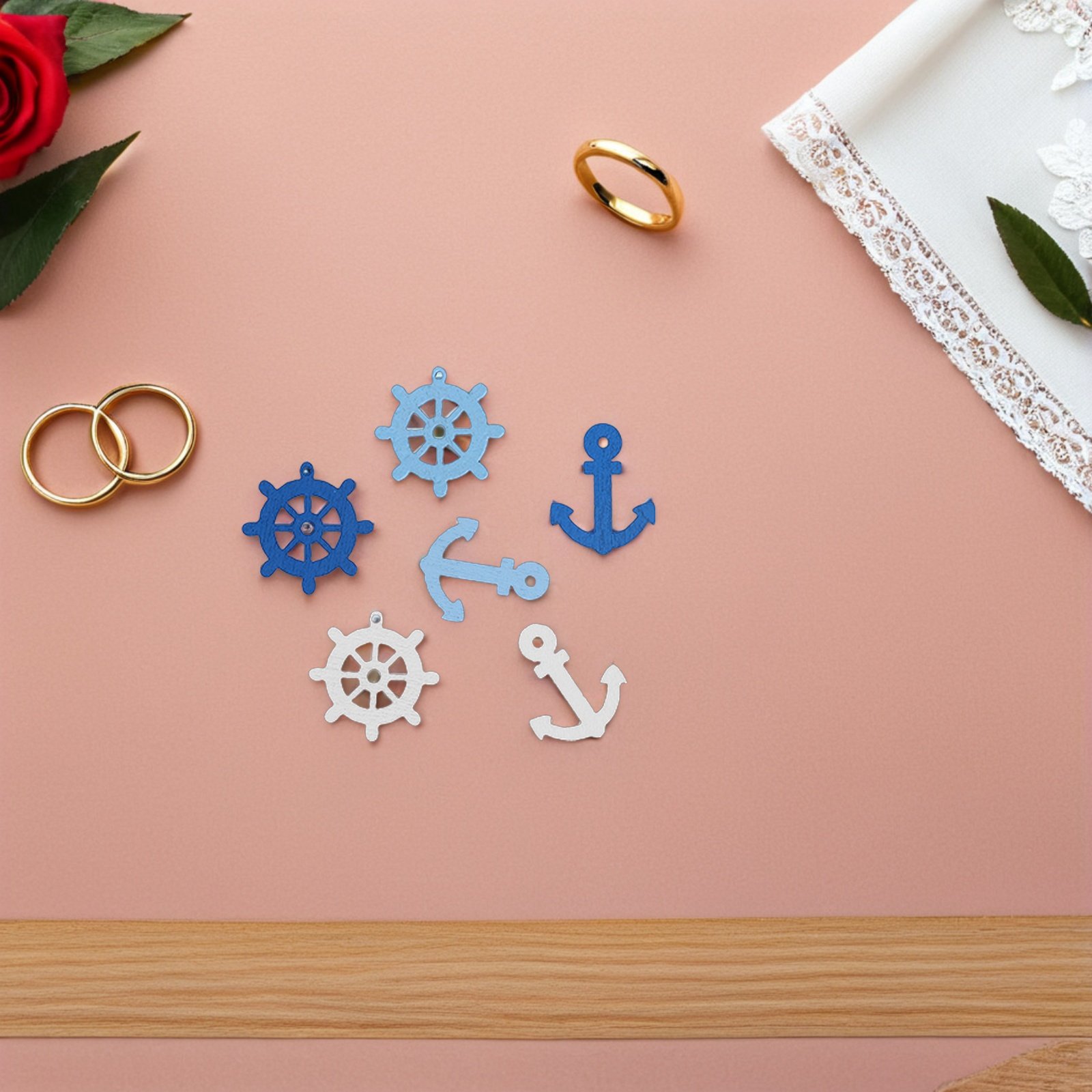 100 Peças de Mini Pingentes de - Embellishments For Scrapbooking avaliação e preço