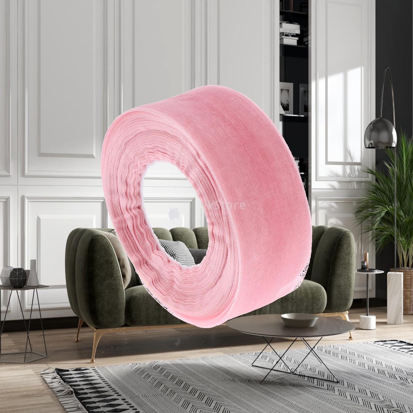 Fita de Organza Transparente c - Organza Ribbon Spool avaliação e preço