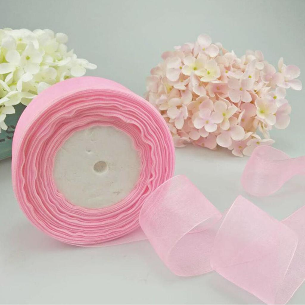 Fita de Organza Transparente c - Organza Ribbon Spool avaliação e preço