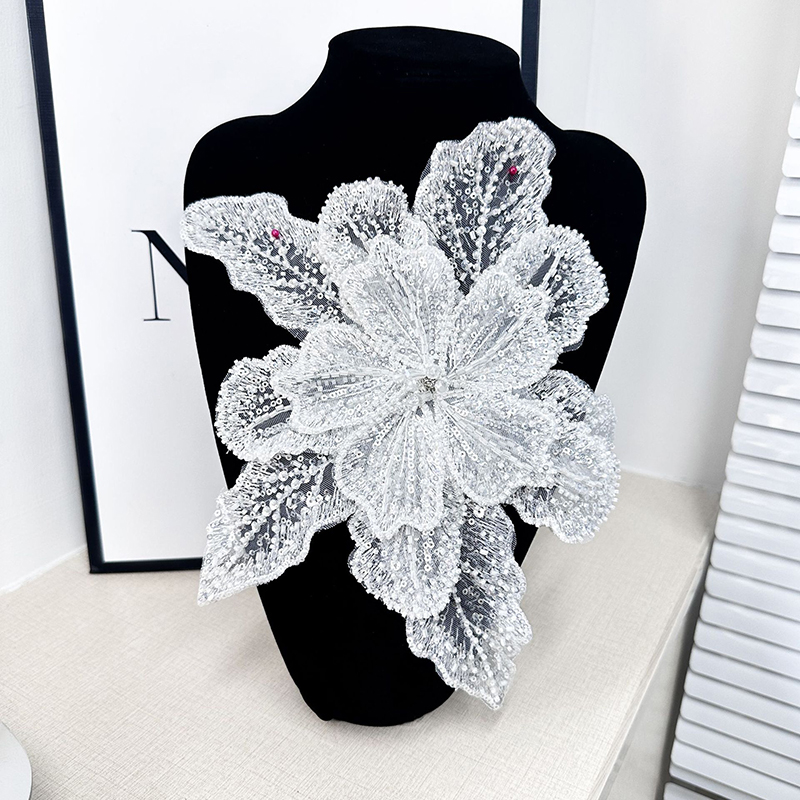 Aplique de Colarinho com Flore - Applique Patch Flower avaliação e preço