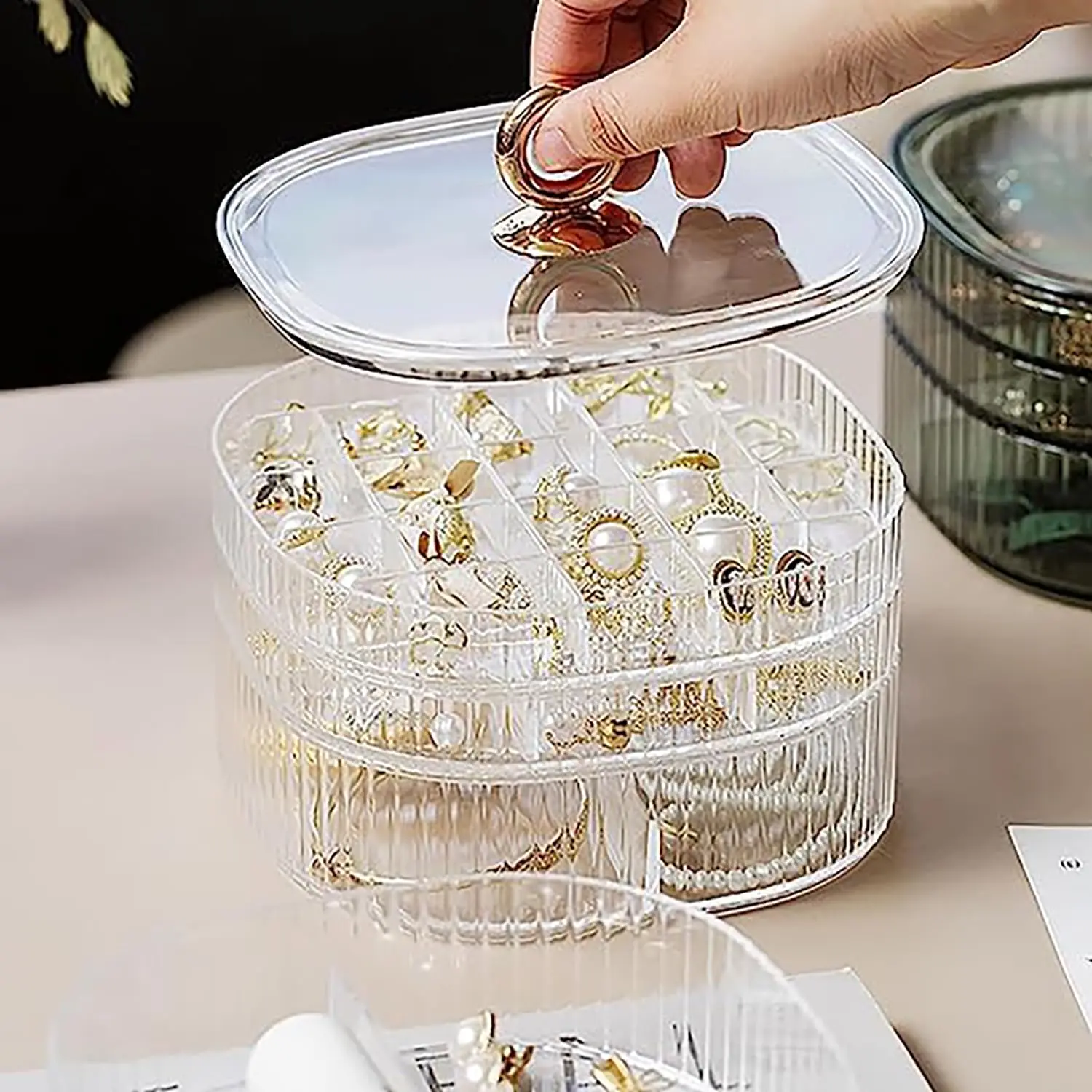 Caixa de Joias, Organizador de - Craft Embellishment Storage avaliação e preço