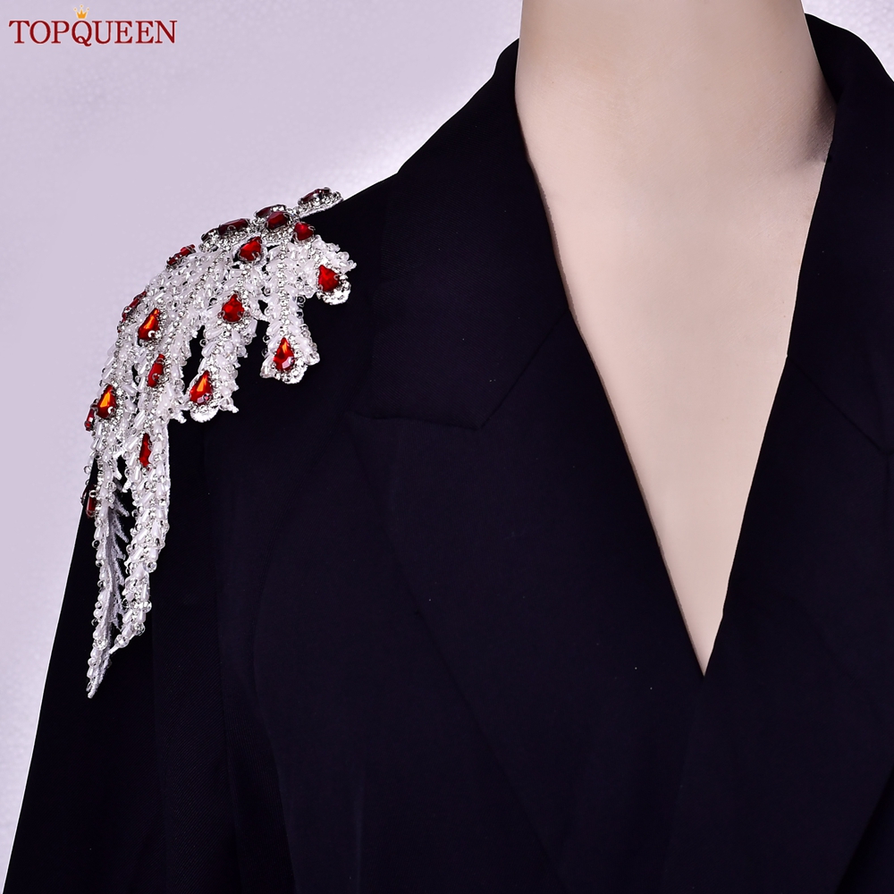 Topqueen aplique de borla cost - Sew On Rhinestone avaliação e preço