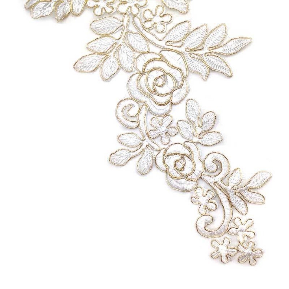 1 Par de Apliques Florais Bord - Applique Patch Flower avaliação e preço