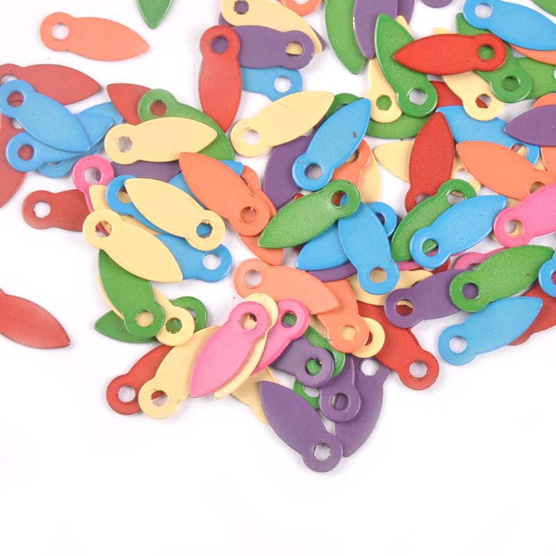 100 Peças de Brads Multicolori - Embellishments For Scrapbooking avaliação e preço