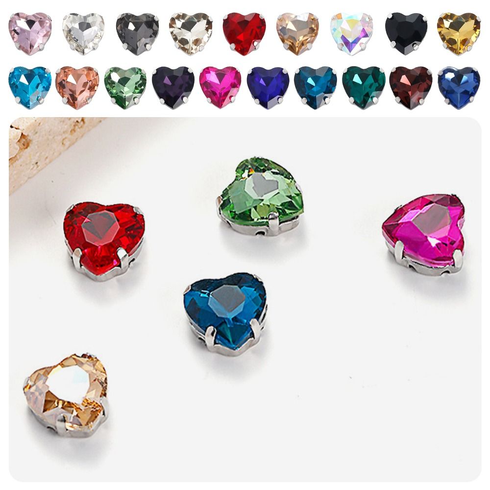Pacote com 50 Peças de Strass  - Sew On Rhinestone avaliação e preço