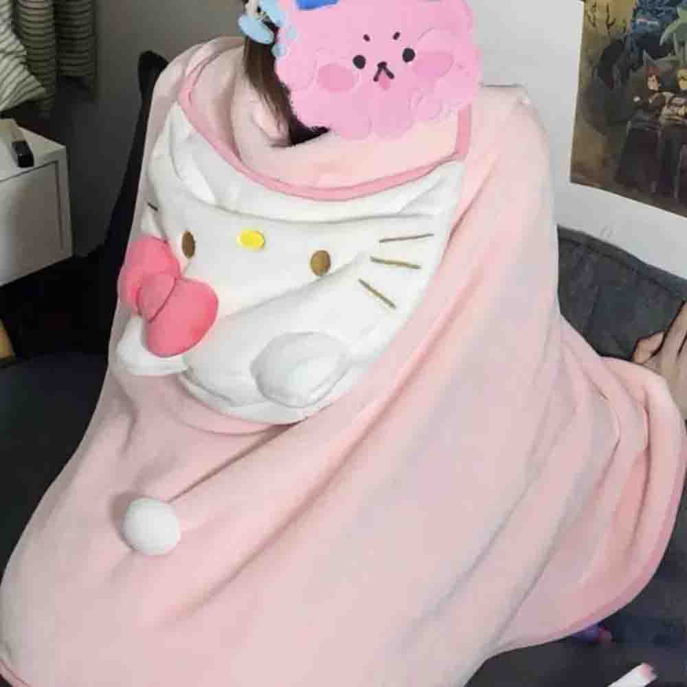 Cobertor com Capuz Hello Kitty - Embellish Knit avaliação e preço