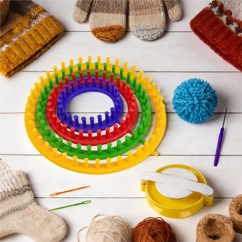 【NOVIDADE】Kit de Tricô DIY par - Pom Pom Maker Tool avaliação e preço