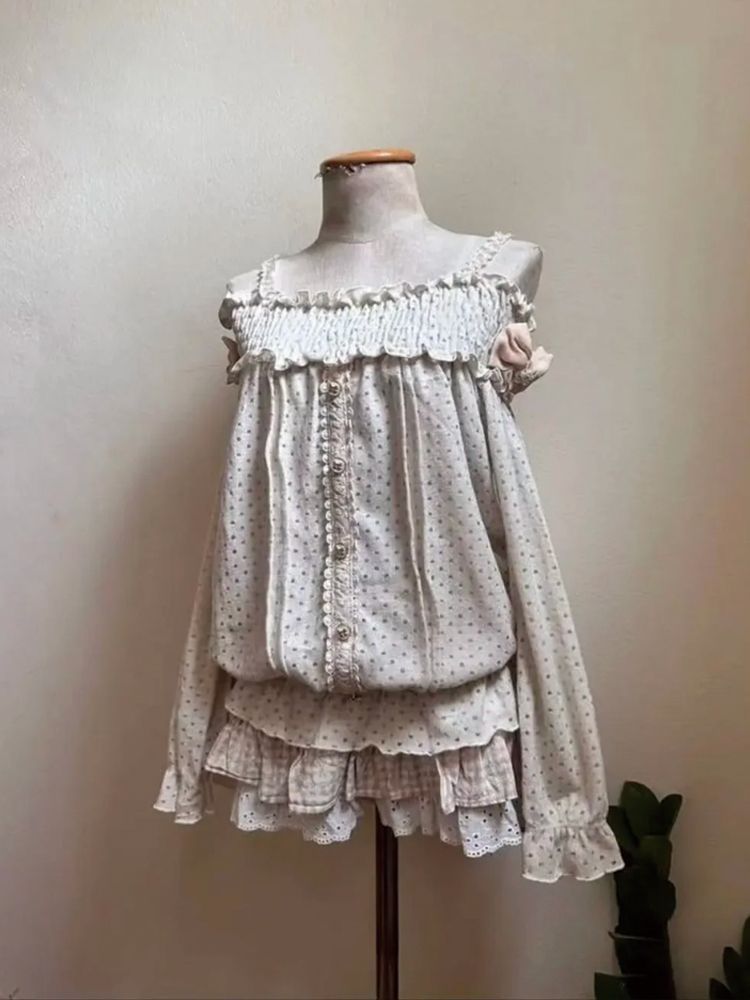 Conjunto de Saia Mini Feminino - Elastic Lace Trim avaliação e preço