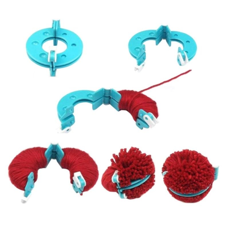 L43a ferramenta tricô fio lã,  - Pom Pom Maker Tool avaliação e preço